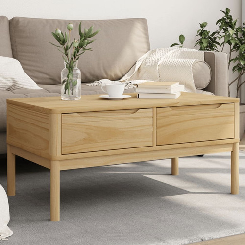 Coffee table floro wax - coffee,
