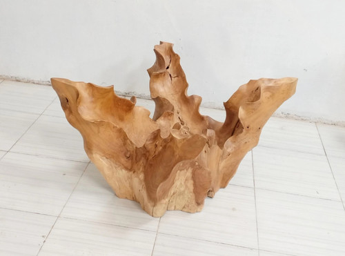 Teak root coffee table - root,
