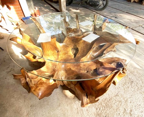 Artisan crafted teak - 41”,