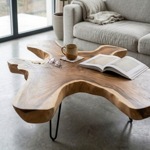 Suar solid wood coffee - wood,