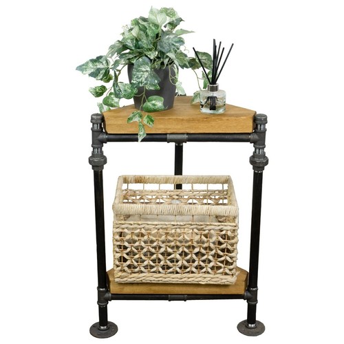 Corner coffee side table solid - coffee,