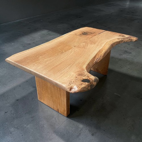 Handmade rustic solid burr oak - rustic,