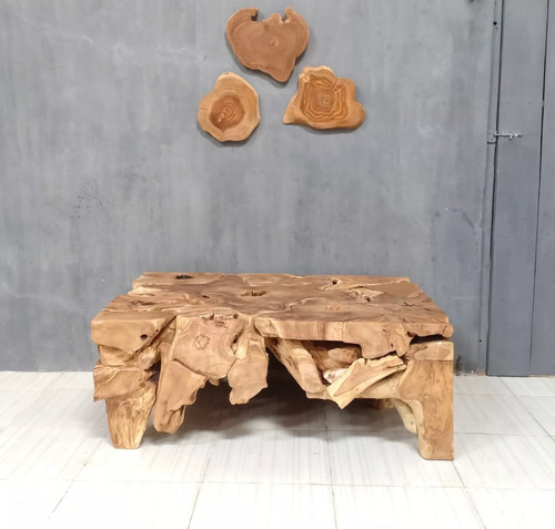 Unique rustic teak root - teak,
