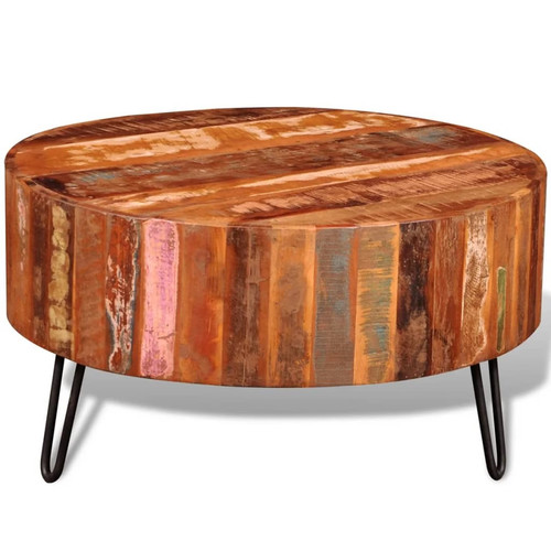 Coffee table solid reclaimed - coffee,