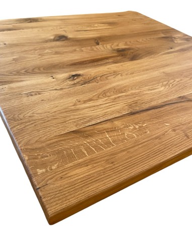 Wooden oak rustic square