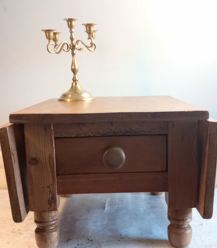 Vtg pine farmhouse - pine, coffee